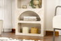 Hanah Home Estantería Estilo Mármol Travertino y Arenisca - 60x150x32 cm, Moderna, Melamina y MDF